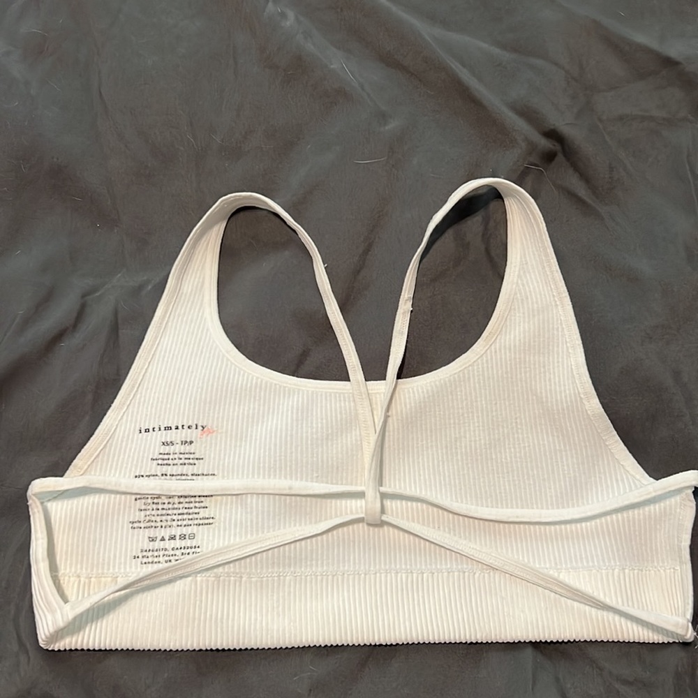 Free People cream colored bra